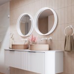 Sansa Round LED Mirror, 800 mm